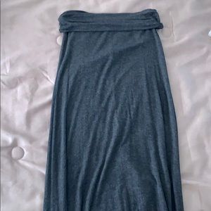 Dark grey maxi